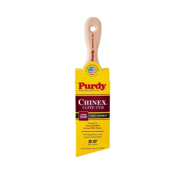 Purdy Chinex Elite Cub 2 in. Extra Stiff Angle Trim Paint Brush 144553920